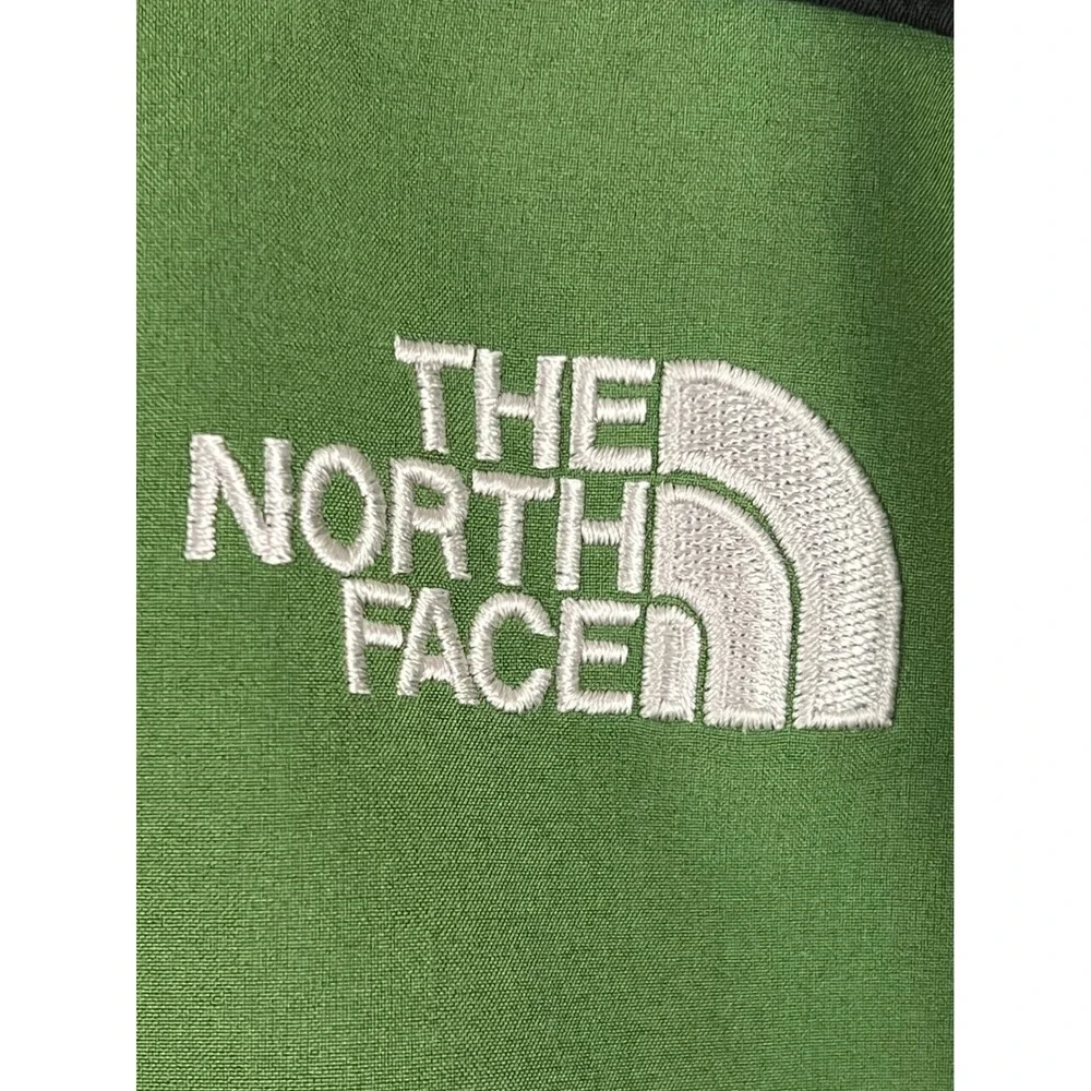 The North Face Softshell Jacket Black Green Full Zip Mens‎ Size Large
